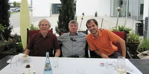 A table avec Hans Herrmann
