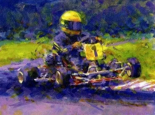 Ayrton Senna, par Eric Bhat