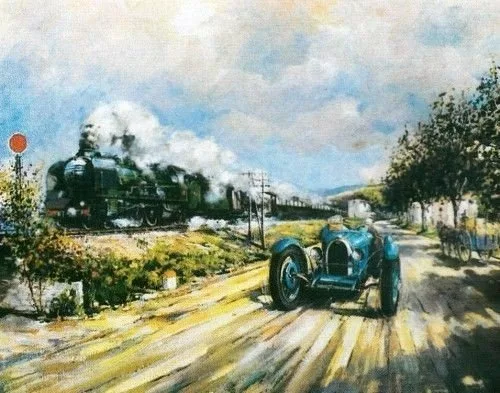 Alain Ducoté – Locomotives à vapeur et peinture à l&rsquo;huile (*)